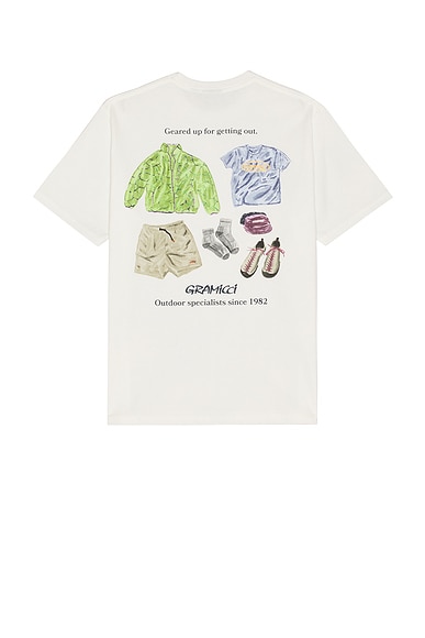 Gramicci Geared Up Tee in White