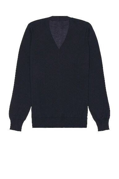 Shop Ghiaia Cashmere Cardigan In Navy