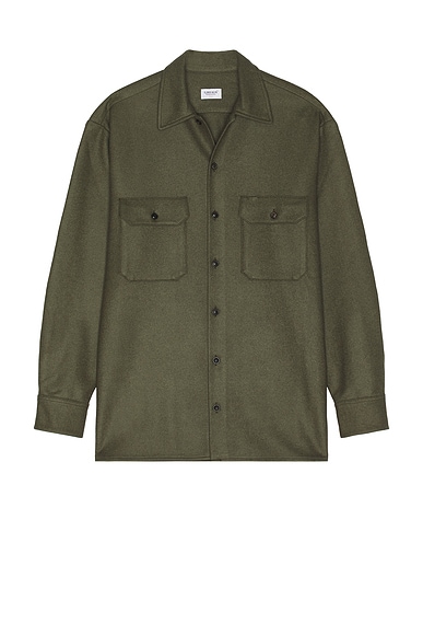 Virgin Wool Working Shirt