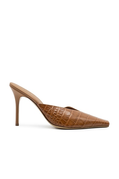 GIA BORGHINI x Helsa Boss Mule in Tan