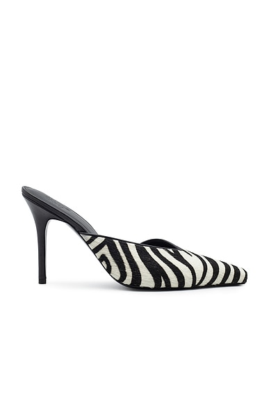 GIA BORGHINI x Helsa Boss Mule in Zebra