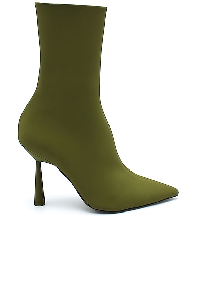 GIA BORGHINI x RHW Ankle Boot in Olive