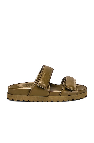 x Pernille Teisbaek Leather Platform Sandal