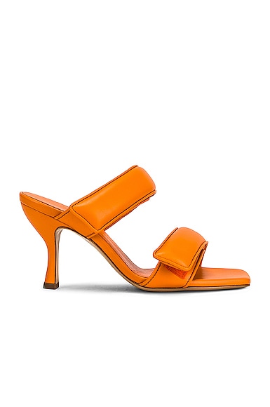 GIA BORGHINI x Pernille Teisbaek Two Strap Sandal in Orange