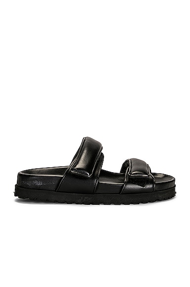 x Pernille Teisbaek Leather Platform Sandal
