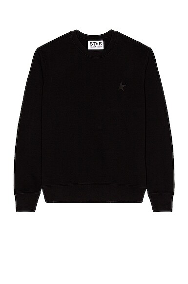 Golden Goose Star Sweatshirt in Black