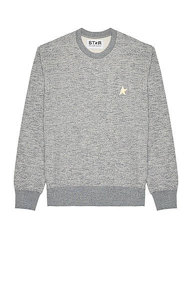 Golden Goose Star Sweatshirt in Grey