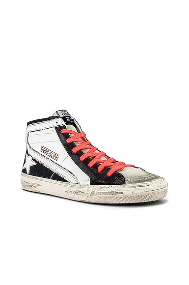 Slide Suede Toe Leather Upper Star & Wave Sneaker