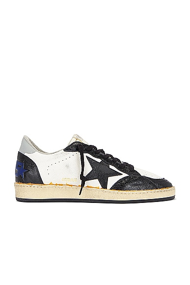 Golden Goose Ball Star Nappa Leather Toe in White, Black, & Grey