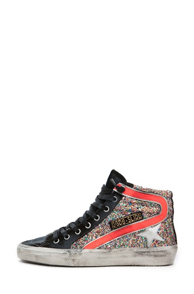 Golden Goose Slide Sneaker in Glitter | FWRD