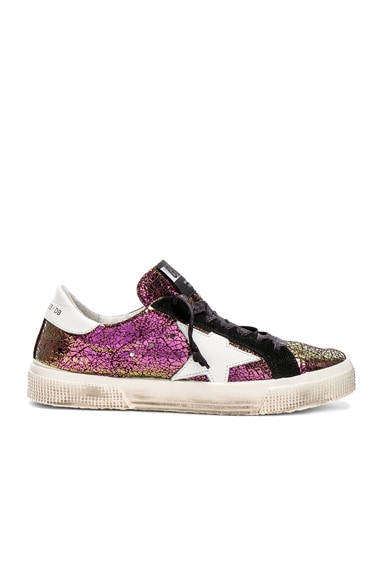 Cracked Iridescent May Sneakers