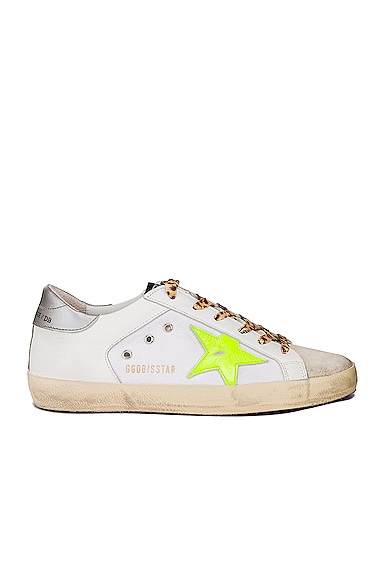 golden goose with leopard laces