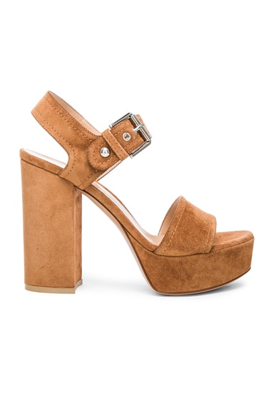 Suede Gina Platform Sandals