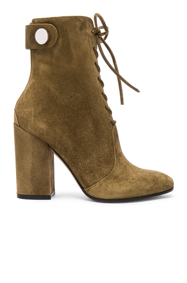 Suede Lace Up Boots