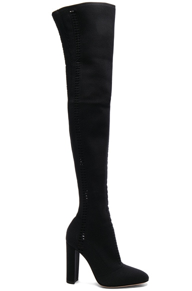Knit Vires Thigh High Boots