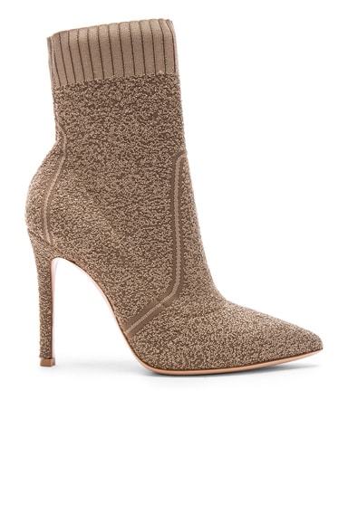 Boucle Knit Katie Ankle Booties