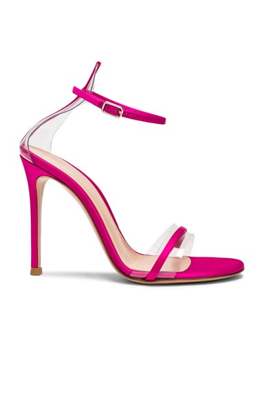 Satin Plexi G String Heels