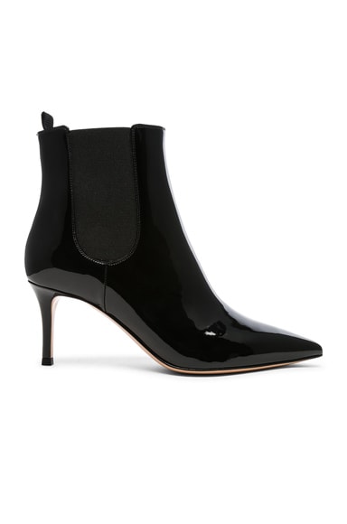Patent Leather Evan Stiletto Ankle Boots