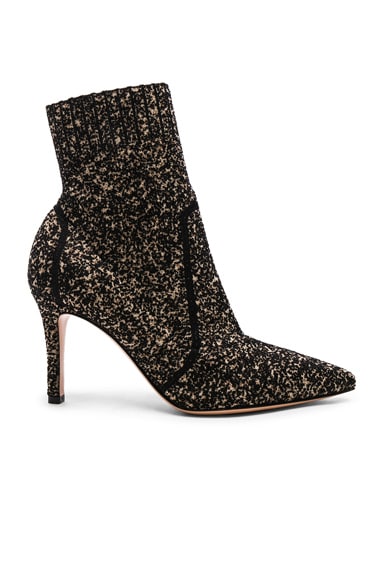 Boucle Knit Katie Ankle Booties