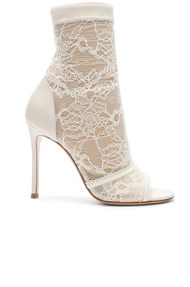 Pizzo Stretch Nappa Ankle Booties