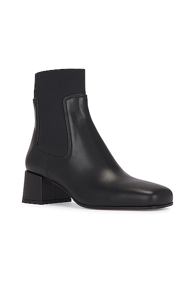 Shop Gianvito Rossi Holmes Vitello Glove Boots In Black