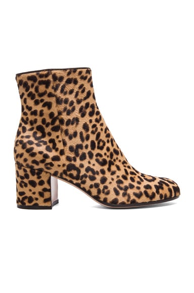 Gianvito Rossi Pony Hair Boots in Leopard | FWRD