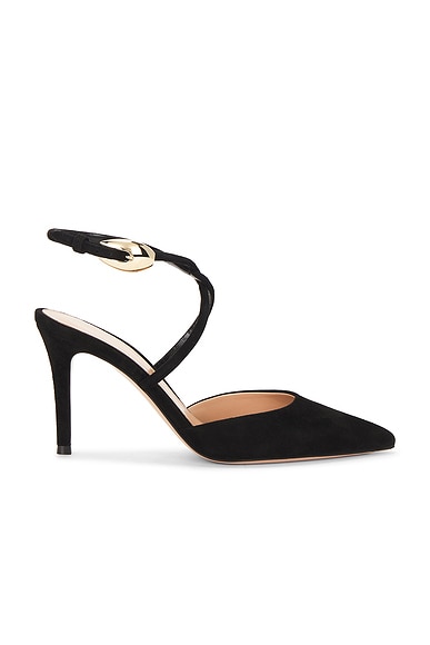 Gianvito Rossi Strappy Pump in Black