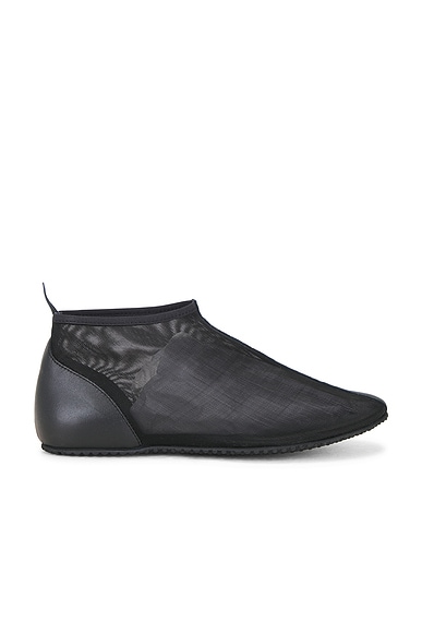 Mesh Bailarina Boot Flat
