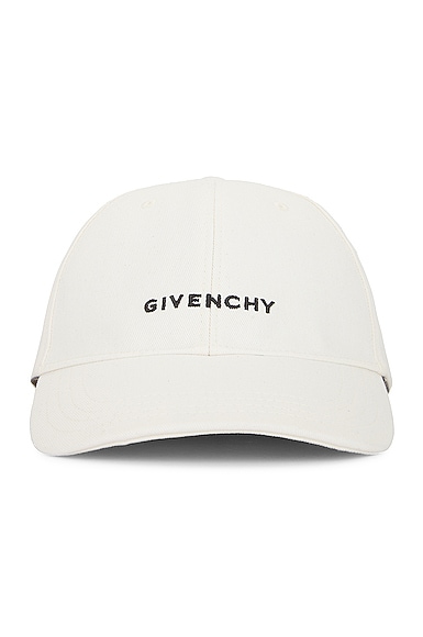 Givenchy Curved Cap In White