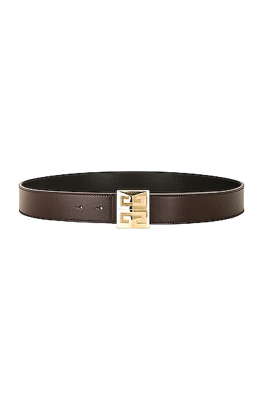 Givenchy 4g Reversible Belt 35mm in Brown & Black