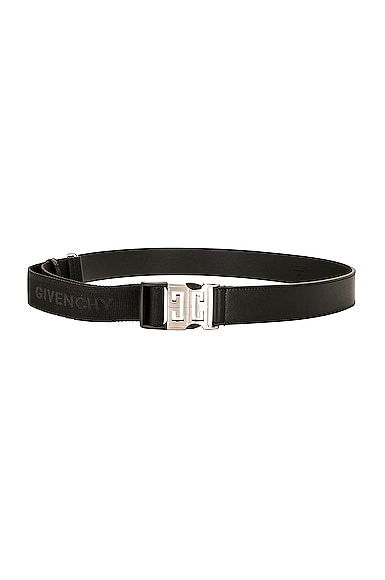 Givenchy 4g Release Buckle Belt 35mm in Black