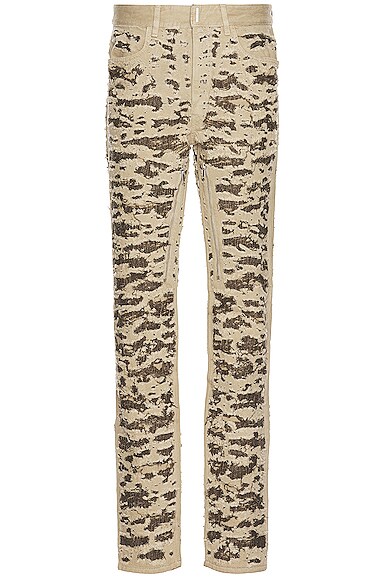 Slim Fit Denim Trousers