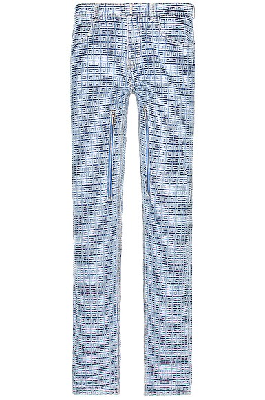 Straight Leg Denim Trouser