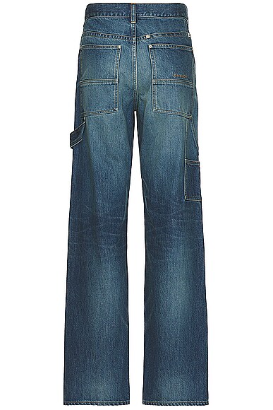 Givenchy Studded Carpenter Jean In Blue