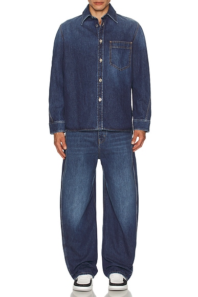 Twisted Seam Denim Jeans