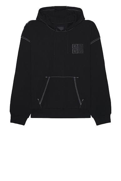 Givenchy Boxy Fit Hoodie in Black & White
