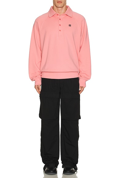 Buttoned Sweatshirt