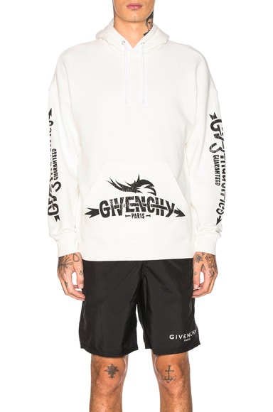 【GIVENCHY】デストロイ ロゴフードスウェット GIVENCHY】デストロイ ロゴフードスウェット