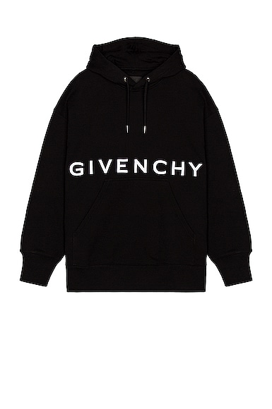 Givenchy Logo Hoodie in Black