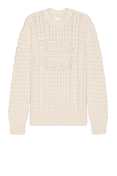 Givenchy Crew Neck Sweater in Cream