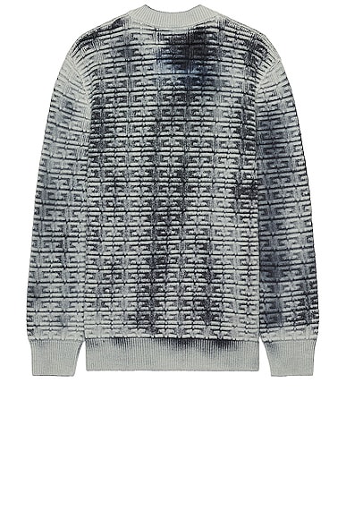 Shop Givenchy Crew Neck Sweater In Black & White