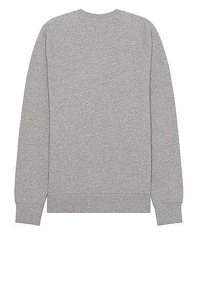 Shop Givenchy Slim Fit Raglan Sweatshirt In Light Grey Melange