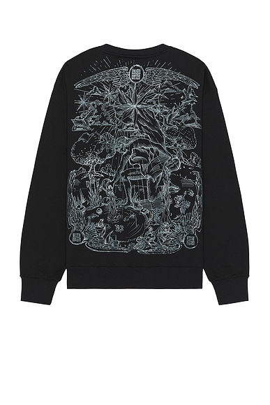 Givenchy Boxy Fit Sweatshirt Base in Black