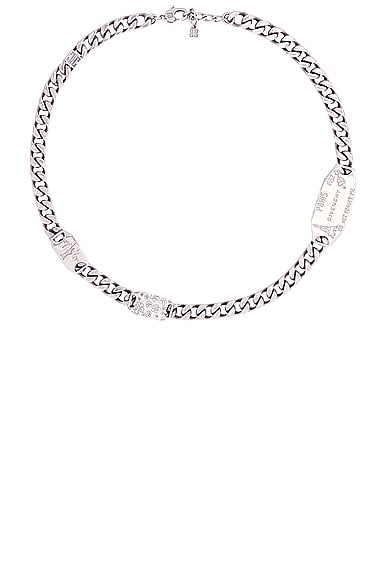Givenchy City Multi Silvery Necklace in Silvery