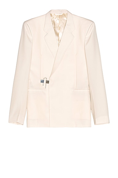 Woven Padlock Dry Wool Jacket