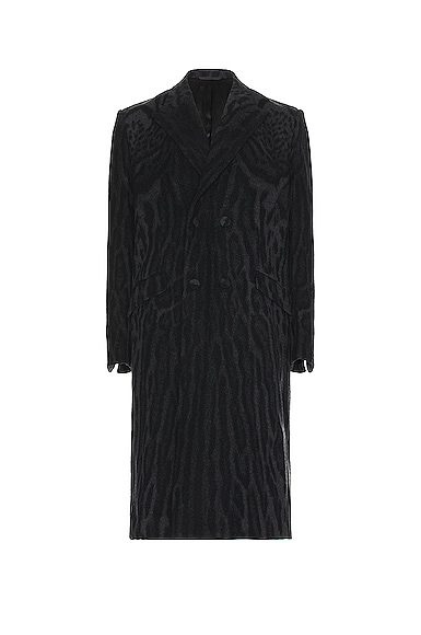 Double Breasted Boxy Fit Long Coat