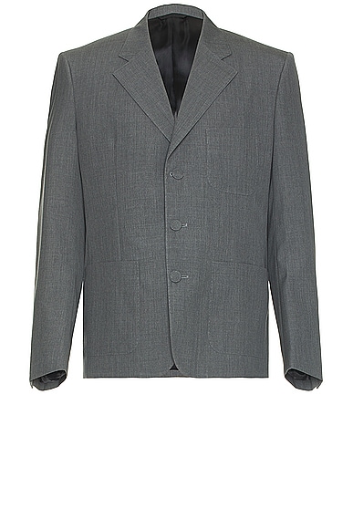 Givenchy Schoolboy Jacket in Medium Grey