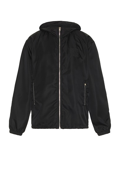 Givenchy 4g Jacquard Windbreaker Jacket in Black