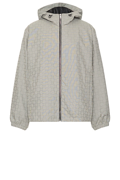 ジャケット・アウター VTG GIVENCHY FRANCE CASHMERE HOODIE COAT Givenchy Windbreaker Jacket in Black & White | FWRD