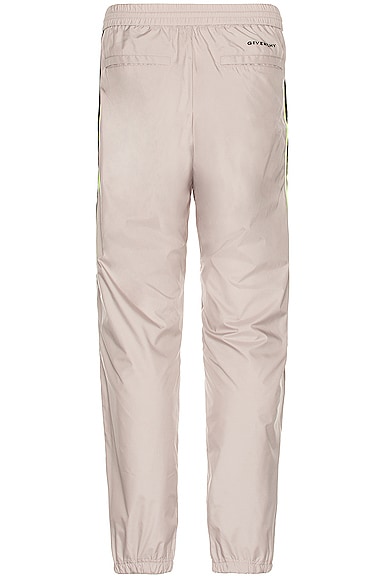 Shop Givenchy Relax Fit Trackpants In Pearl Grey 2